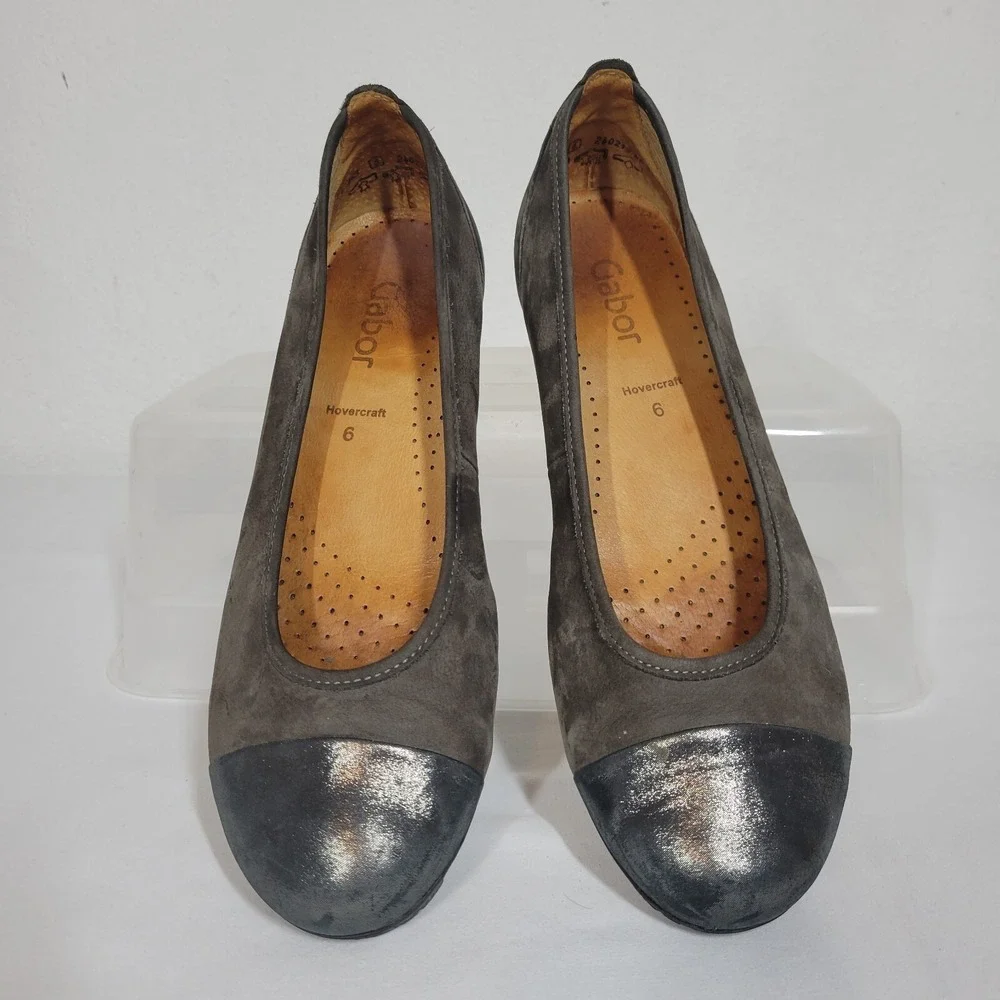 Gabor gray metallic